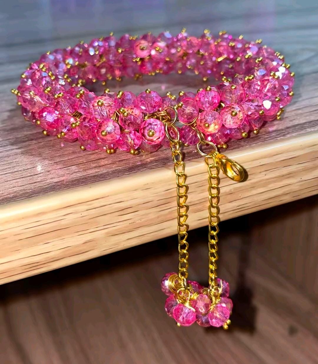 Beaded statement Anklets