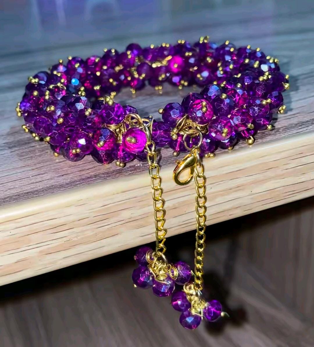 Beaded statement Anklets