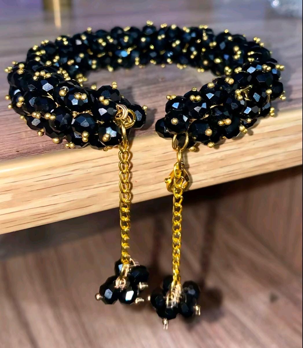 Beaded statement Anklets