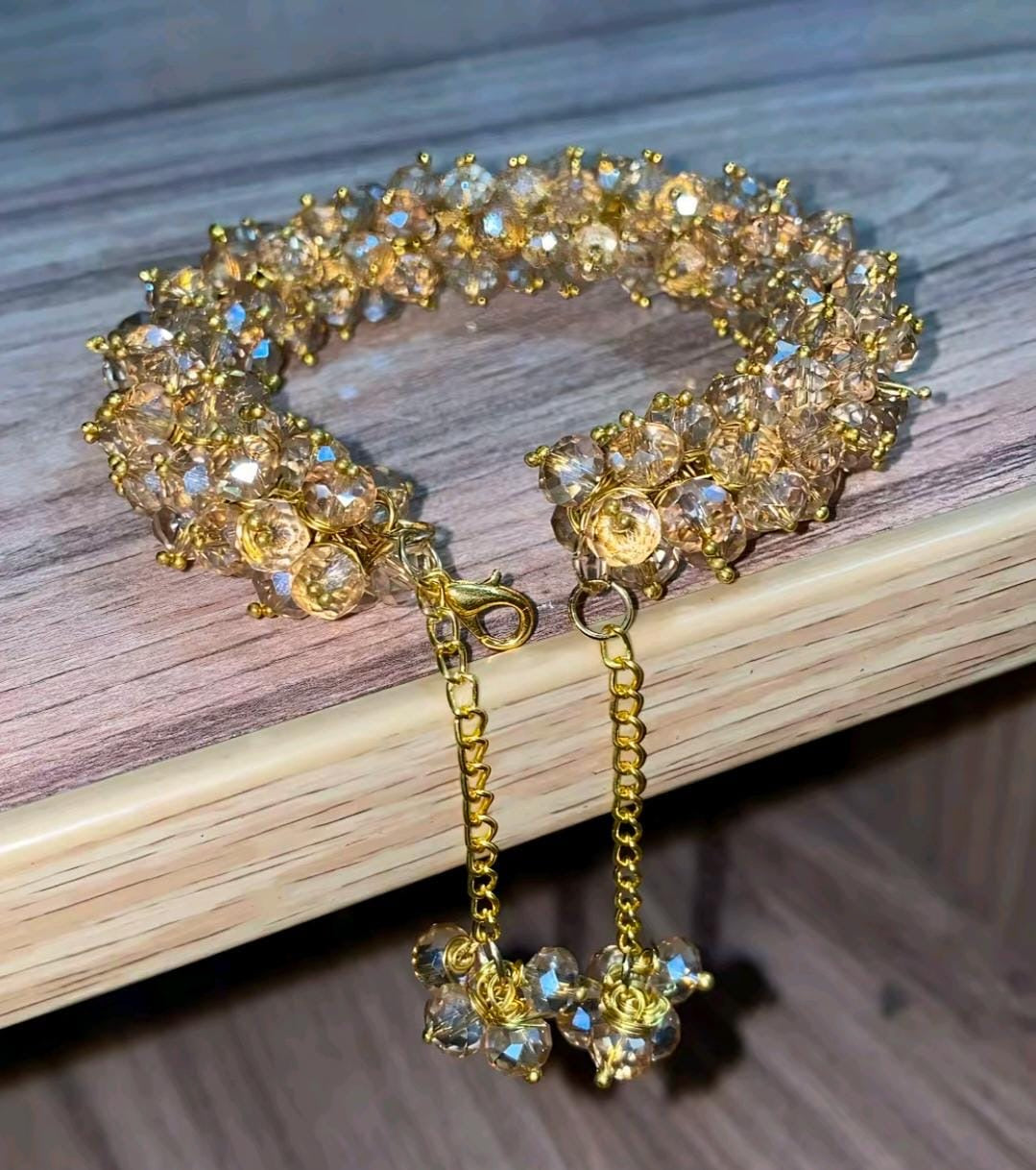 Beaded statement Anklets