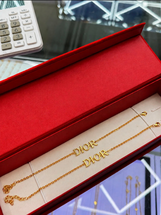 Dior gold plated bracelet